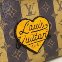 Louis Vuitton Unisex Trio Messenger Bag Monogram Stripes Brown Coated Canvas (1)