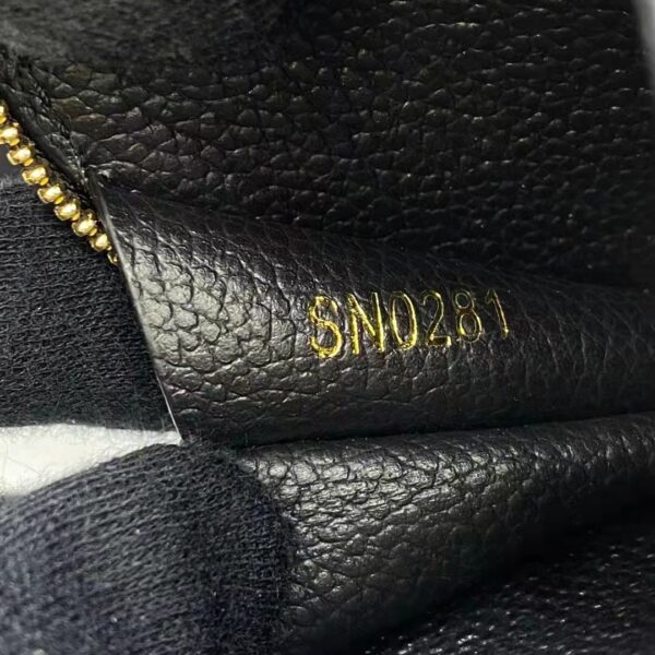 Louis Vuitton Women Papillon BB Black Beige Embossed Supple Grained Cowhide Leather (8)