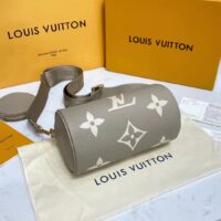 Louis Vuitton Women Papillon BB Dove Cream Embossed Supple Grained Cowhide Leather (1)
