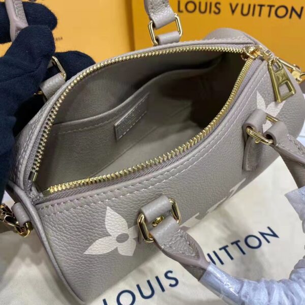 Louis Vuitton Women Papillon BB Dove Cream Embossed Supple Grained Cowhide Leather (6)