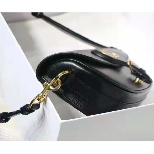 Dior Women CD Dior Bobby East-West Bag Black Box Calfskin (16)