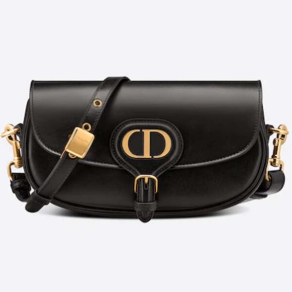 Dior Women CD Dior Bobby East-West Bag Black Box Calfskin (4)