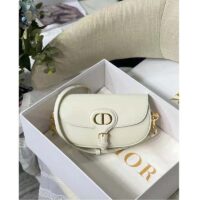 Dior Women CD Dior Bobby East-West Bag Latte Box Calfskin (5)