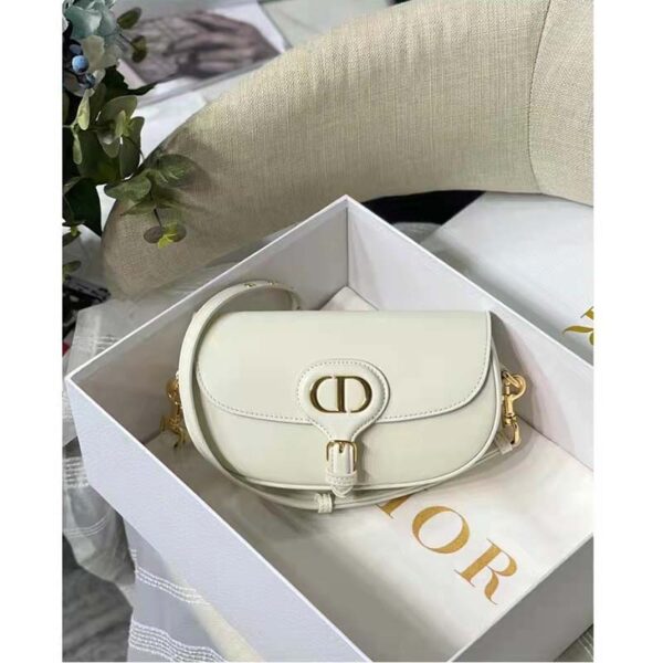 Dior Women CD Dior Bobby East-West Bag Latte Box Calfskin (4)