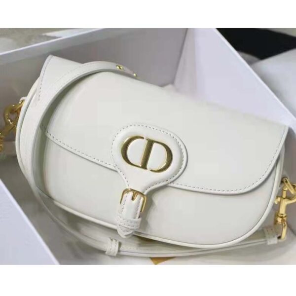 Dior Women CD Dior Bobby East-West Bag Latte Box Calfskin (8)