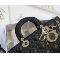 Dior Women CD Lady D-Joy Bag Black Cannage Lambskin (1)