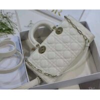 Dior Women CD Lady D-Joy Bag Latte Cannage Lambskin (18)