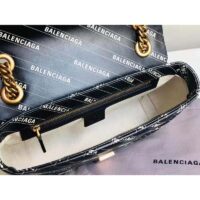 Gucci Women The Hacker Project Small Dionysus Bag Black Balenciaga Print Black Leather (2)