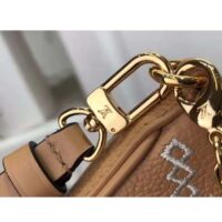 Louis Vuitton LV Unisex Easy Pouch On Strap Beige Monogram Supple Grained Cowhide (4)