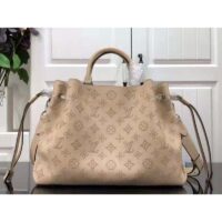 Louis Vuitton LV Women Bella Tote Crème Beige Mahina Perforated Calfskin Calf ( (13)