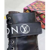 Louis Vuitton Unisex Territory Flat Ranger Black Calf Leather LV Circle (1)