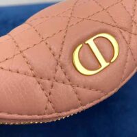 Dior Women Detachable Dior Caro Half-moon Coin Purse (1)