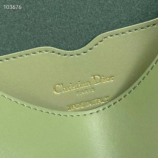 Dior Women Medium Dior Bobby Bag Cedar Green Box Calfskin Flap Closure (2)