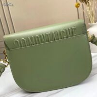 Dior Women Medium Dior Bobby Bag Cedar Green Box Calfskin Flap Closure (10)