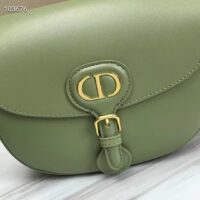 Dior Women Medium Dior Bobby Bag Cedar Green Box Calfskin Flap Closure (10)