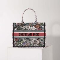 Dior Women Medium Dior Book Tote Multicolor Dior Constellation Embroidery (1)