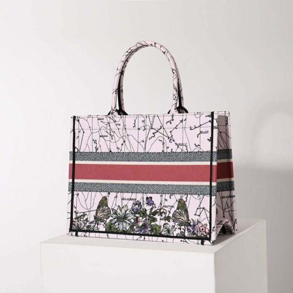 Dior Women Medium Dior Book Tote Multicolor Dior Constellation Embroidery (5)