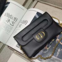 Dior Women Medium Diordouble Bag Smooth Calfskin-black (1)