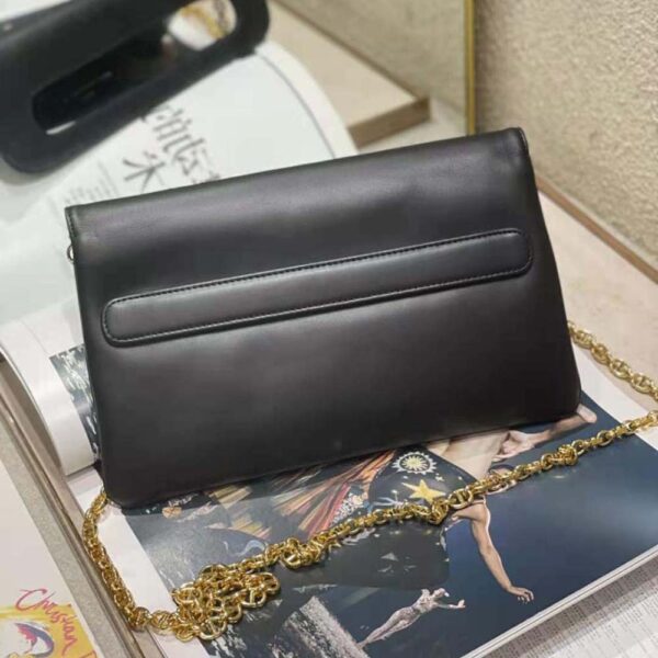 Dior Women Medium Diordouble Bag Smooth Calfskin-black (4)