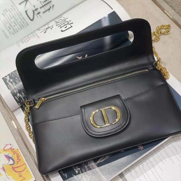 Dior Women Medium Diordouble Bag Smooth Calfskin-black (6)