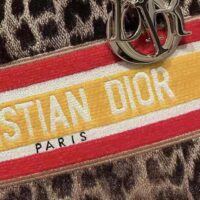 Dior Women Medium Lady D-lite Bag Beige Multicolor Mizza Embroidered Velvet (1)