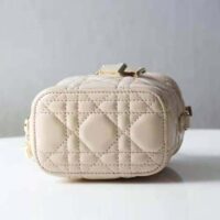 Dior Women Micro Lady Dior Vanity Case Cannage Lambskin-beige (1)