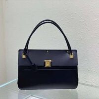 Dior Women Parisienne Bag Black Smooth Calfskin (1)