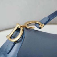 Dior Women Saddle Bag Indigo Blue Gradient Calfskin (1)