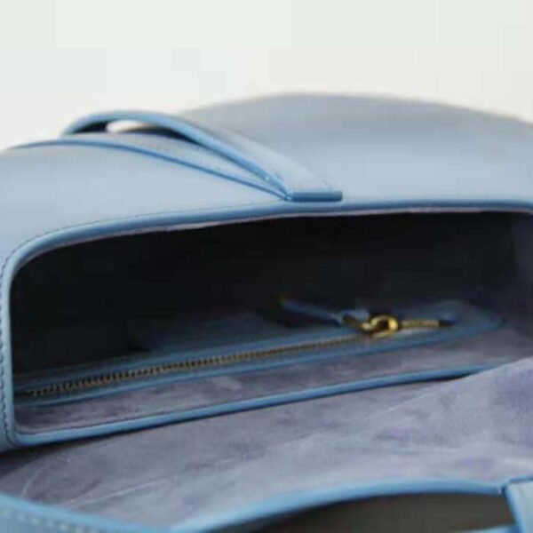 Dior Women Saddle Bag Indigo Blue Gradient Calfskin (7)