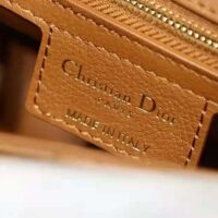 Dior Women Small Dior Caro Bag Cognac-Colored Supple Cannage Calfskin (1)