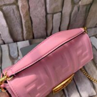 Fendi Women Baguette Soft Nappa Leather Bag-pink (1)