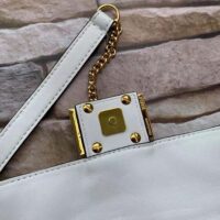 Fendi Women Baguette Soft Nappa Leather Bag-white (1)