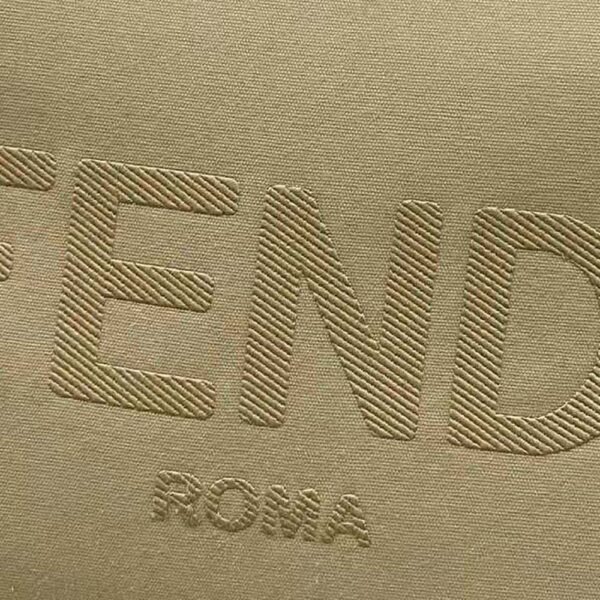 Fendi Women Fendi Sunshine Medium Beige Canvas Bag (8)