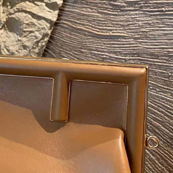 Fendi Women First Medium Nappa Leather Bag-Brown (4)