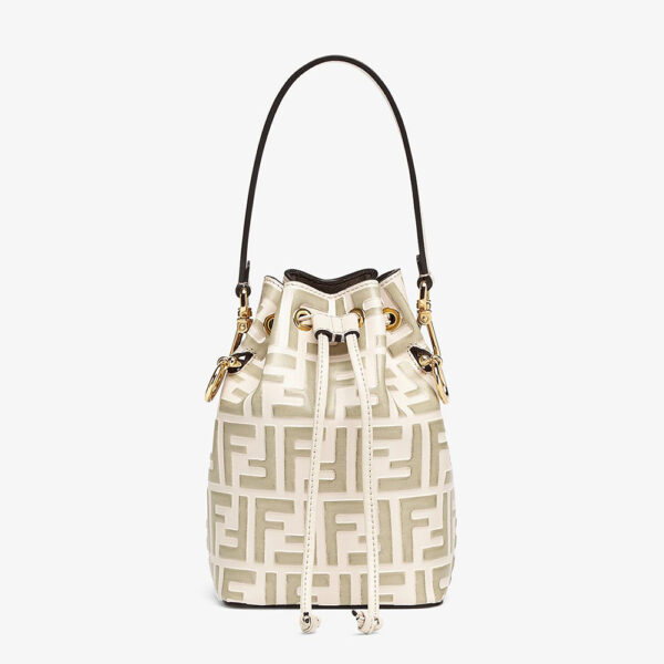 Fendi Women Mon Tresor Beige Leather Mini-Bag (1)