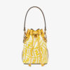 Fendi Women Mon Tresor Glazed Canvas Mini-Bag-Yellow