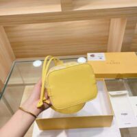 Fendi Women Mon Tresor Glazed Canvas Mini-Bag-yellow (1)