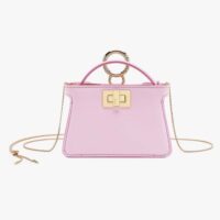 Fendi Women Pico Peekaboo Charm Light Pink Nappa Leather Charm (1)