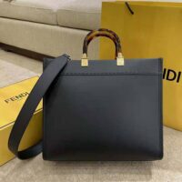 Fendi Women Sunshine Medium Leather Shopper-black (1)