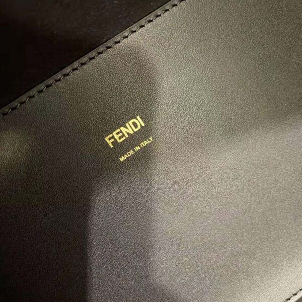 Fendi Women Sunshine Medium Leather Shopper-black (9)