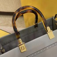 Fendi Women Sunshine Medium Leather Shopper-grey (1)