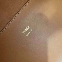 Fendi Women Sunshine Medium Leather Shopperbrown (1)