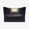 Fendi Women Way Medium Made of Camellia-Colored Leather Bag-black