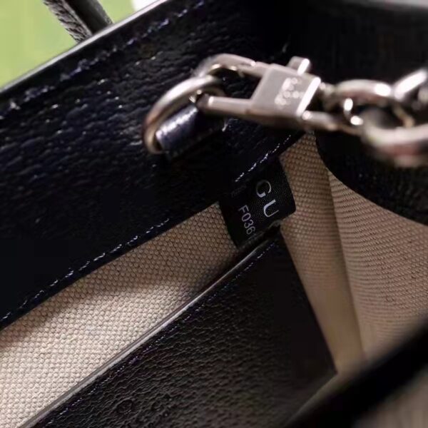 Gucci Unisex Mini Tote Bag Interlocking G Beige Blue GG Supreme Canvas (1)