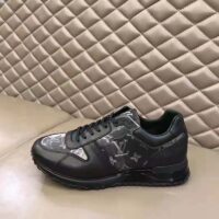 Louis Vuitton LV Unisex Beverly Hills Sneaker Anthracite Gray Metallic Monogram Canvas (5)