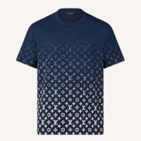 Louis Vuitton Mental LVSE Monogram Gradient T-Shirt Cotton Regular Fit Dark Ocean (12)