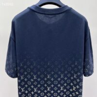 Louis Vuitton Mental LVSE Monogram Gradient T-Shirt Cotton Regular Fit Dark Ocean (12)