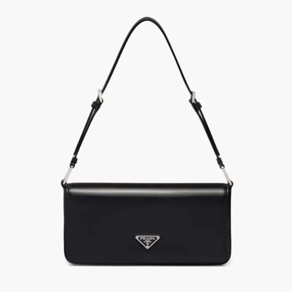 Prada Women Brushed Leather Prada Femme Bag-Black (1)