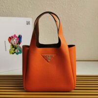 Prada Women Calf Leather Handbag-orange (1)