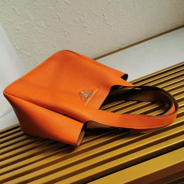 Prada Women Calf Leather Handbag-orange (5)